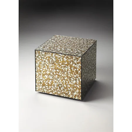 Marmon Mirrored Bunching Cube Table